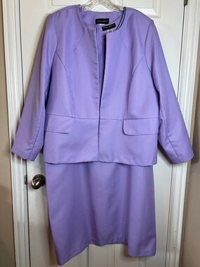 Wearabouts Lavender Skirt Suit - Two Piece Set